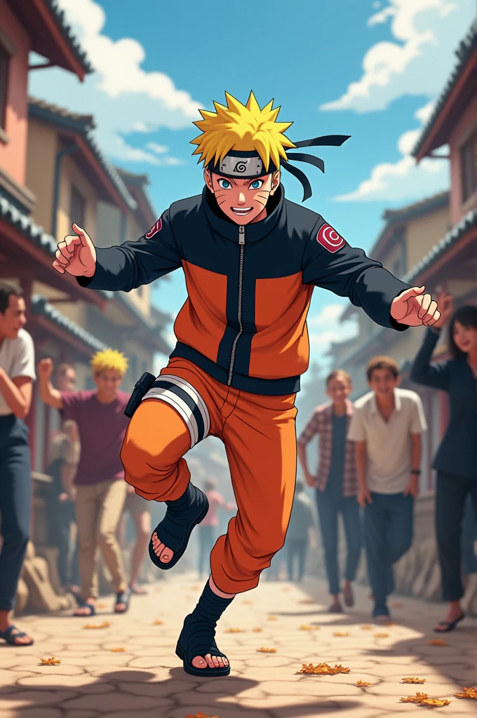 Naruto, dancing