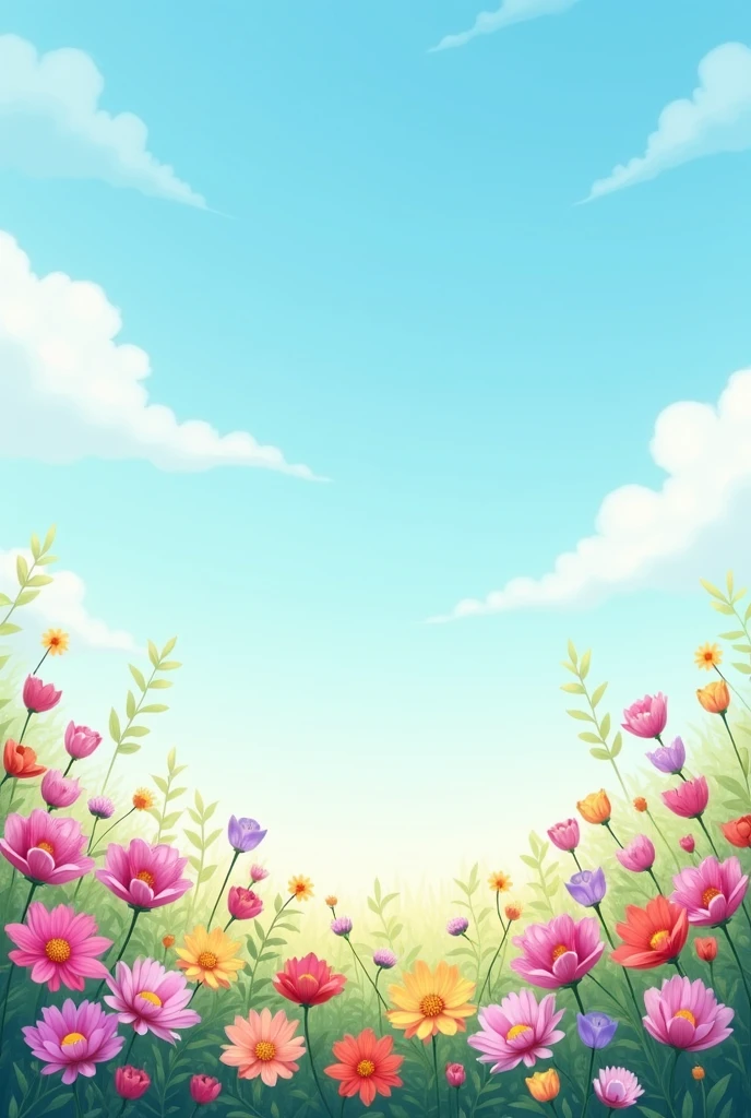 Flowers and Sky