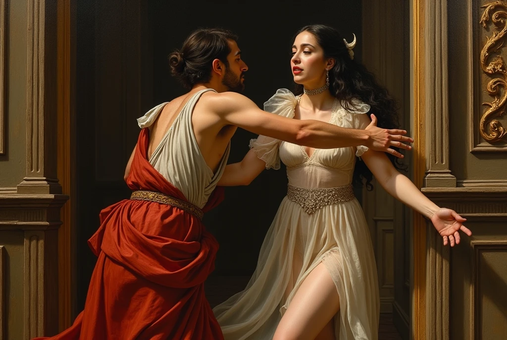Create a museum version of a famous legendary painting in the style of Leonardo Da Vinci of ((in the middle ages:1.3))
Iranian woman in transparent revealing dress and nick collar desperately resists a perverted man who is trying to take her to a torture room
golden ratio, (highest quality fabric texture), every detail, (Highest Quality), ultra detailed, (Ultra-fine ), Photorealistic, Extremely detailed(Extremely detailed), (highest detail image, lens flare, realistic), (A high resolution)