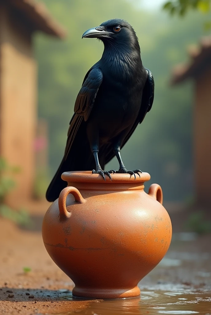 Crow sit Water saver mitti ka
