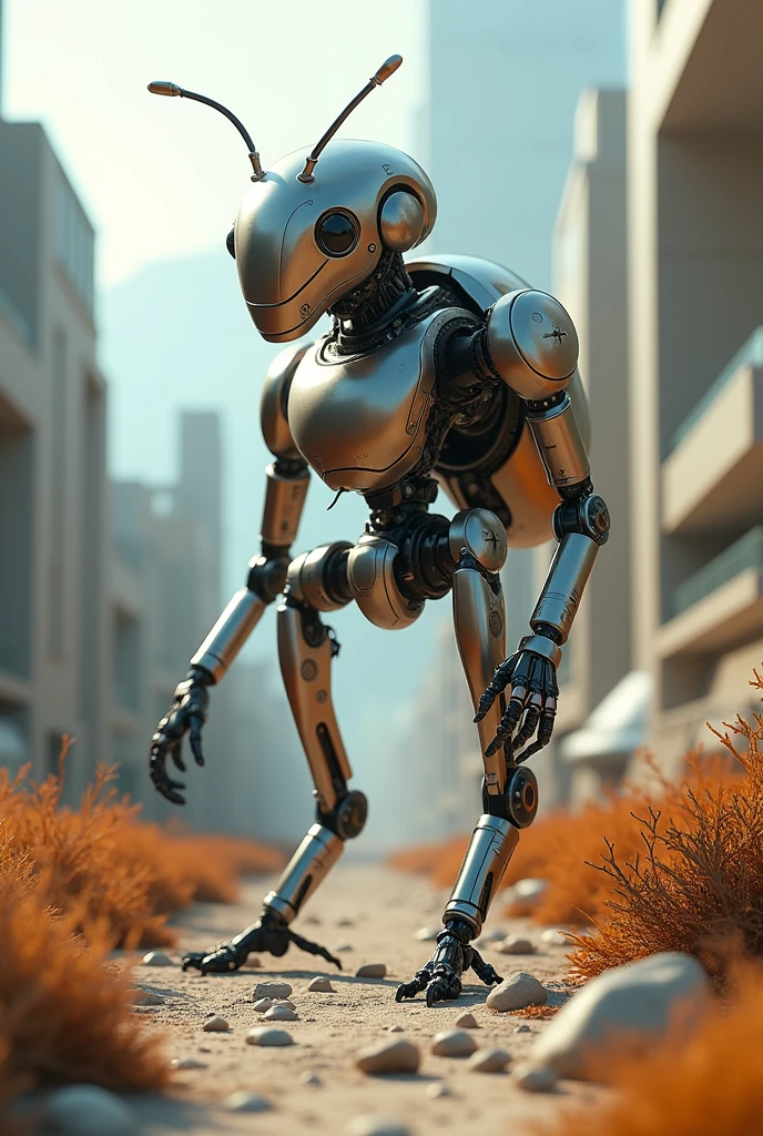 A bipedal robot ant