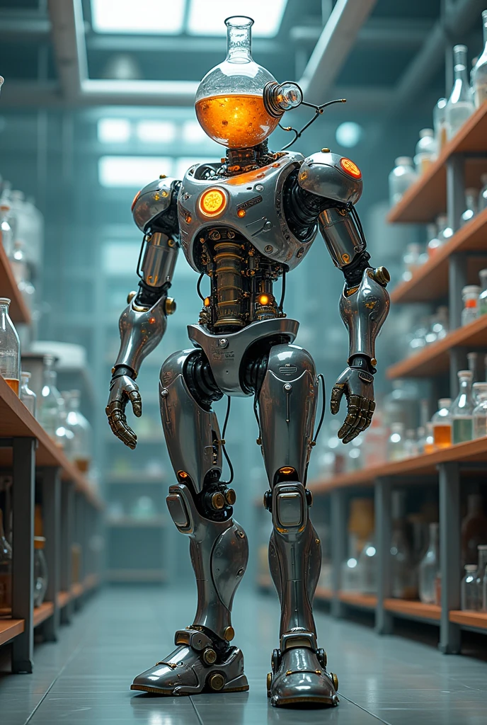 Create a humanoid chemistry mount 