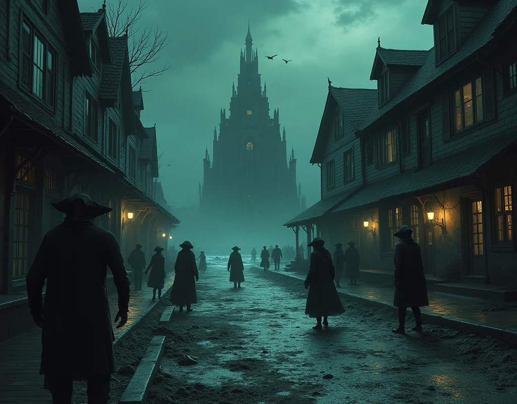 lovecraft, innsmouth town, dagon