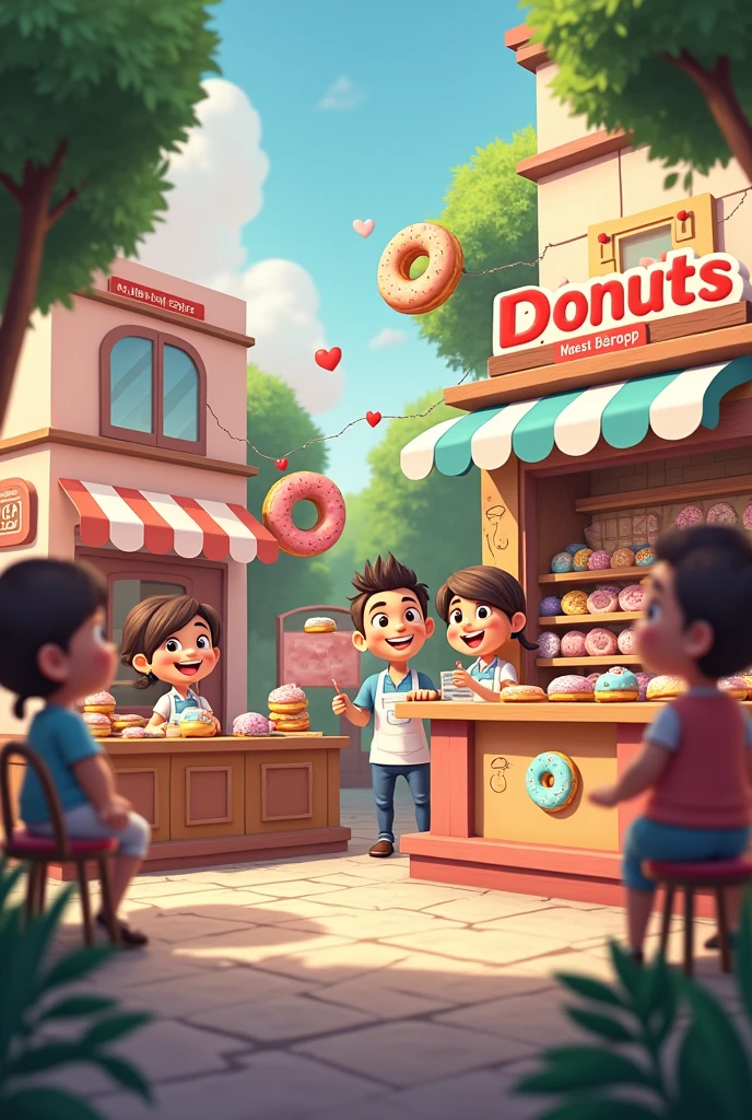 retire o `i shop´ e mude donut por donut´s.