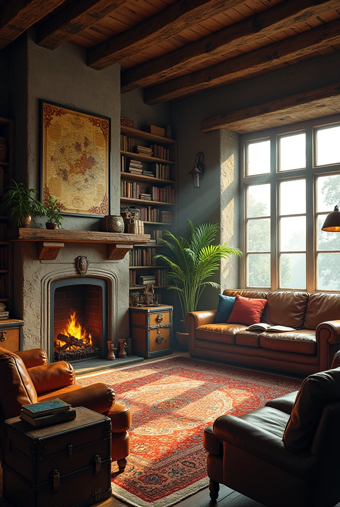 Living room of an adventurer, 90s