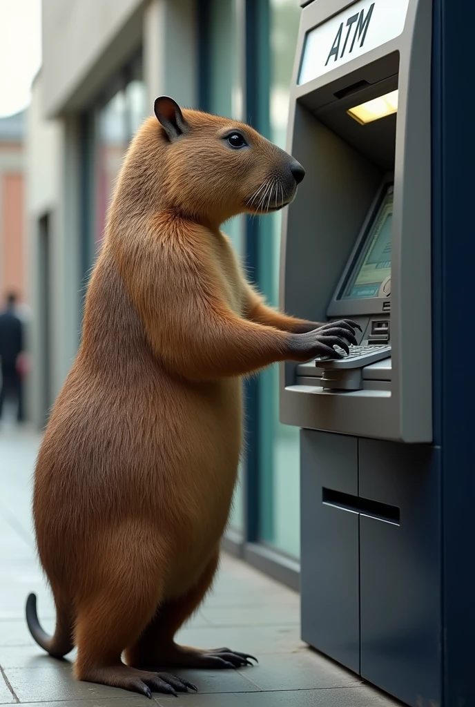 Capybara fixing ATM 