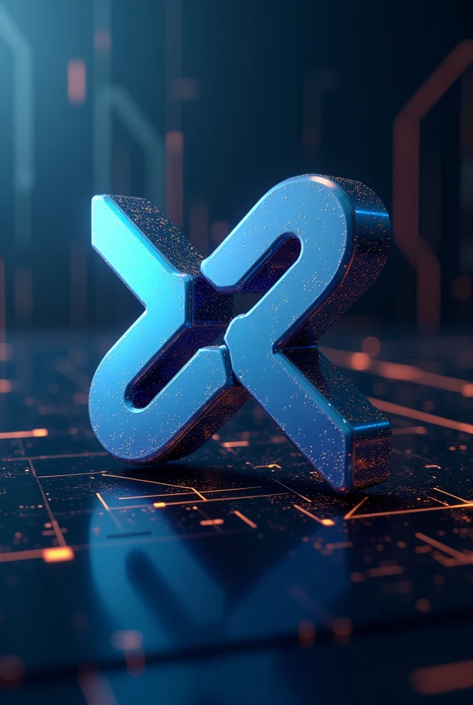 I have two logo images, I need to create an image that shows the merger and connection between these two technology companies