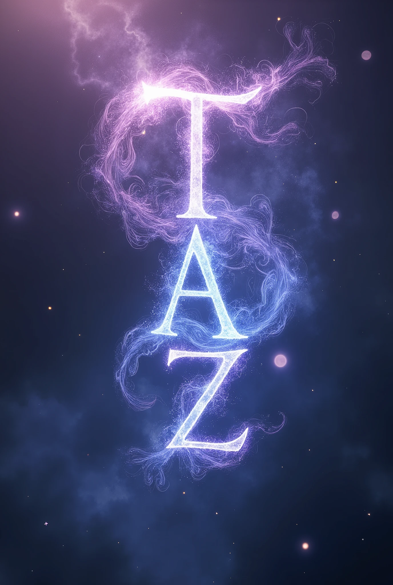 the word "TRAJZ" in magic form
