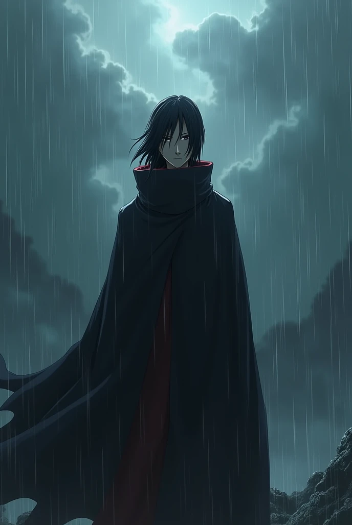 Itachi in the rain