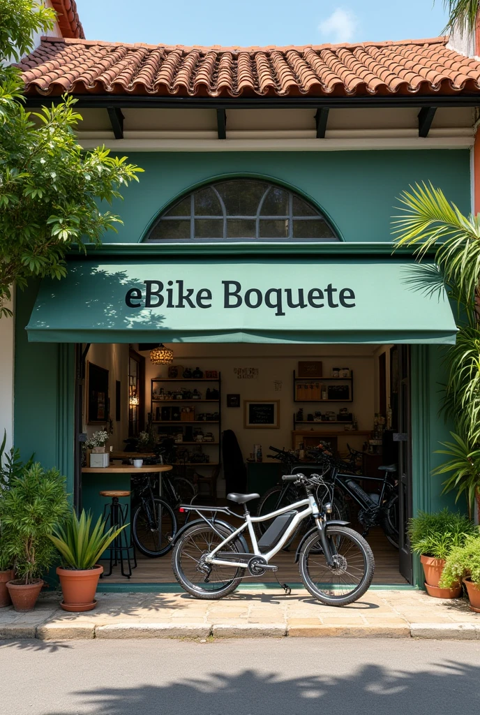 Electric bike rental service store with the name ebike boquete located in Boquete Panama