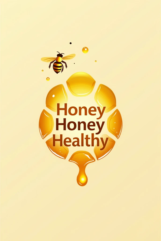 create me a logo for a research laboratory with the name Honey Healthy with honey theme