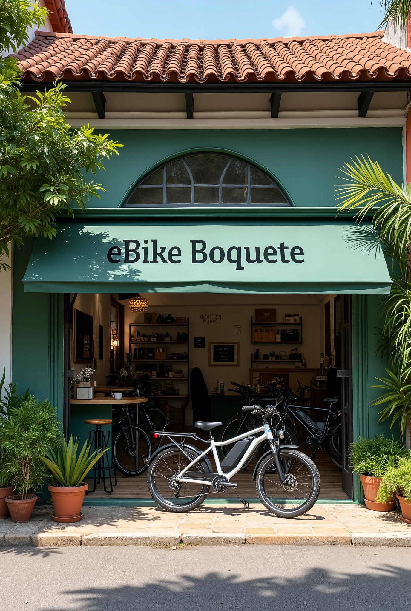 Electric bike rental service store with the name ebike boquete located in Boquete Panama 
