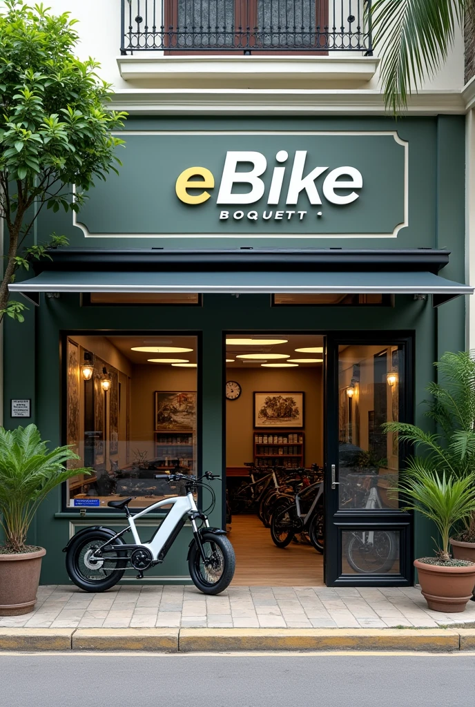 Electric bike rental service store with the name ebike boquete located in Boquete Panama