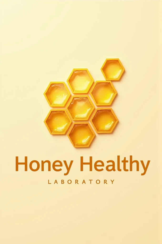 create me a logo for a research laboratory with the name Honey Healthy with honey theme