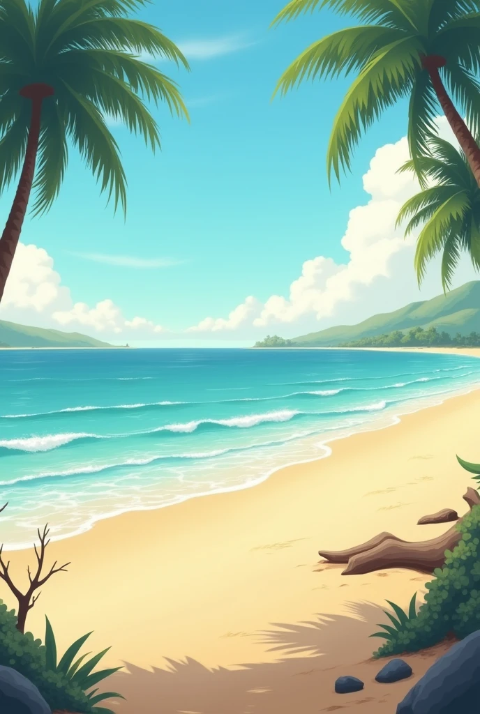 A beach 