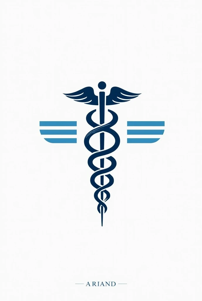 Design a simple logo that pediatrics needs to see, obstetrics, internal medicine, surgery, that carries the Aesculapius and that says Promotion XXIII Medical Surgeons, somewhere that says HVSR