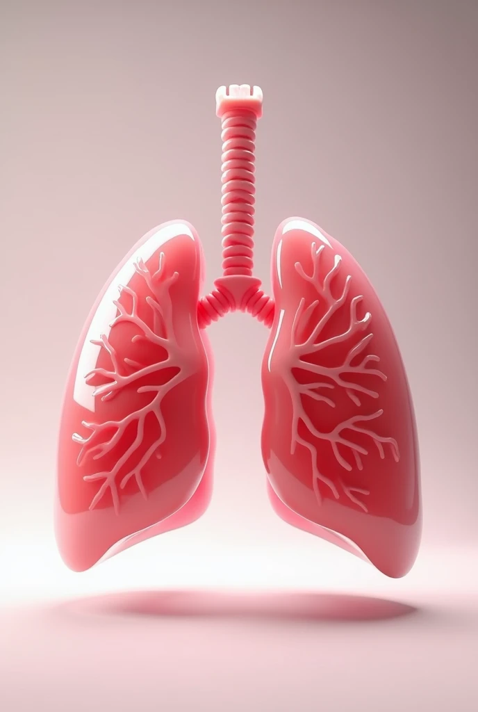 An image showing a cross-section of healthy lungs with a vibrant, clear sky background, symbolizing fresh air and optimal breathing capacity. The lungs should appear strong and well-defined, with flowing air particles representing oxygen intake