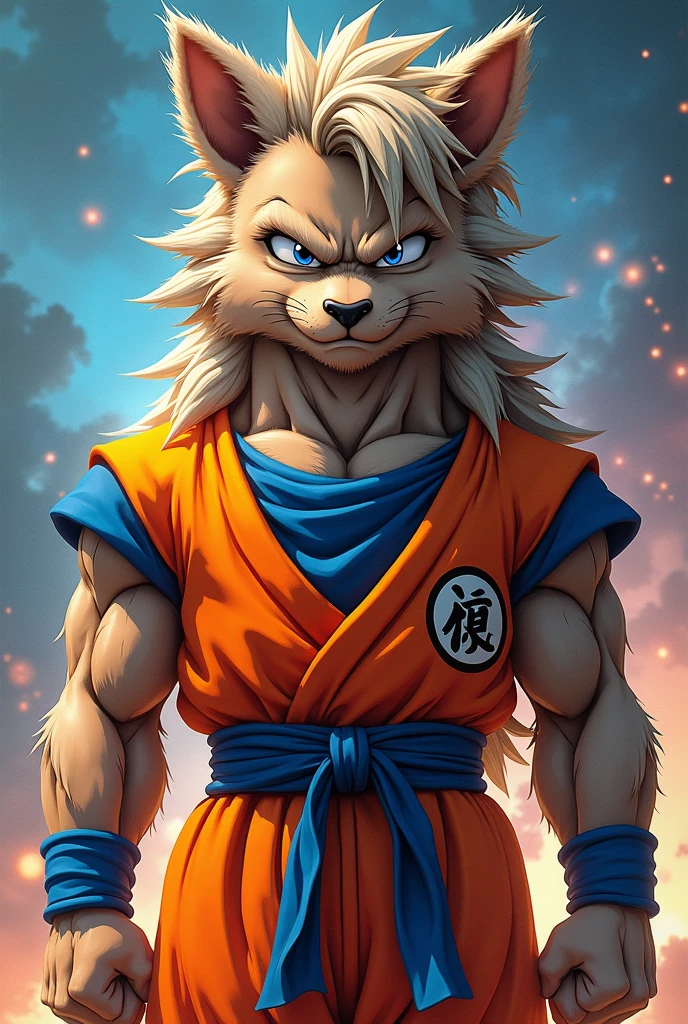 Shaggy vestido de goku