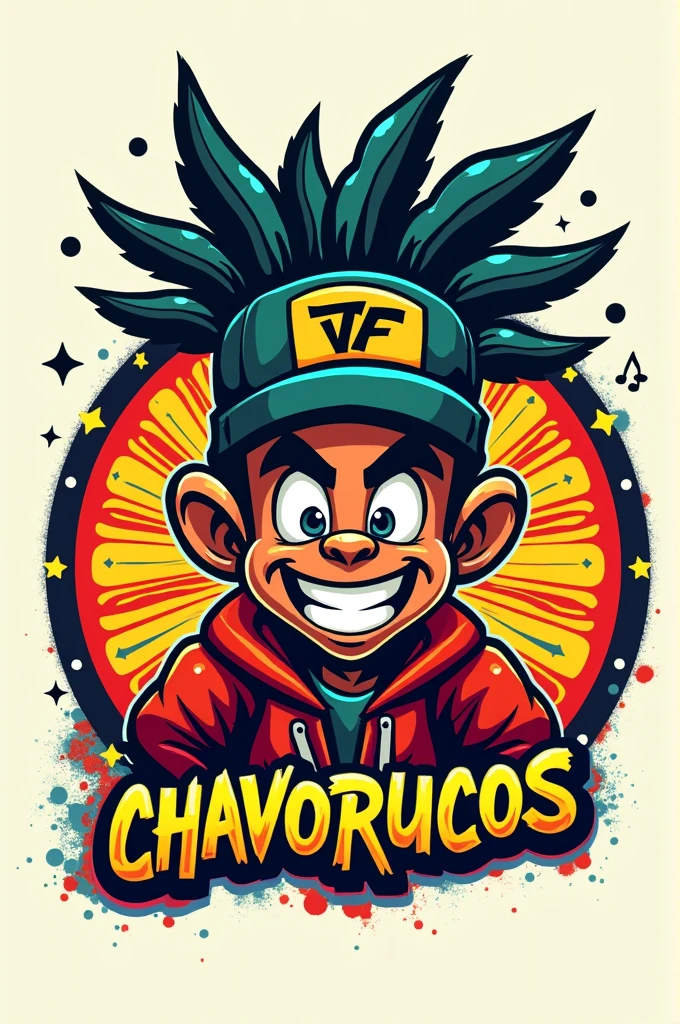 Logo for a music ska band who the name are Chavorrucos