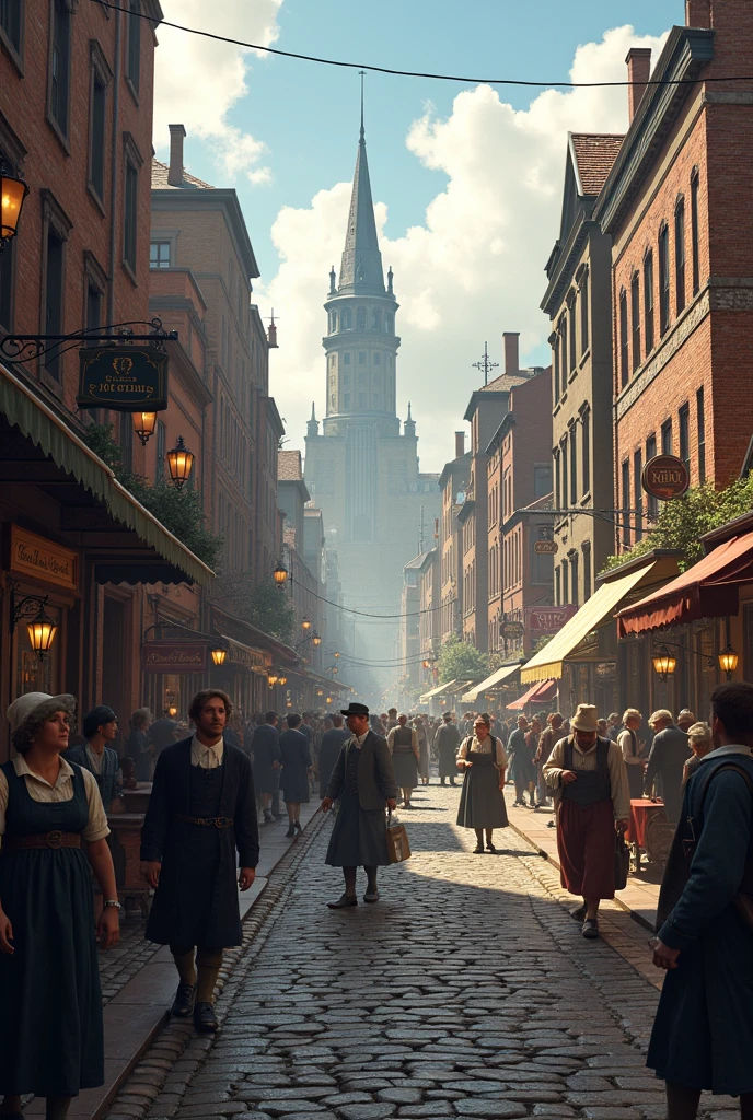 300 years ago in New York America