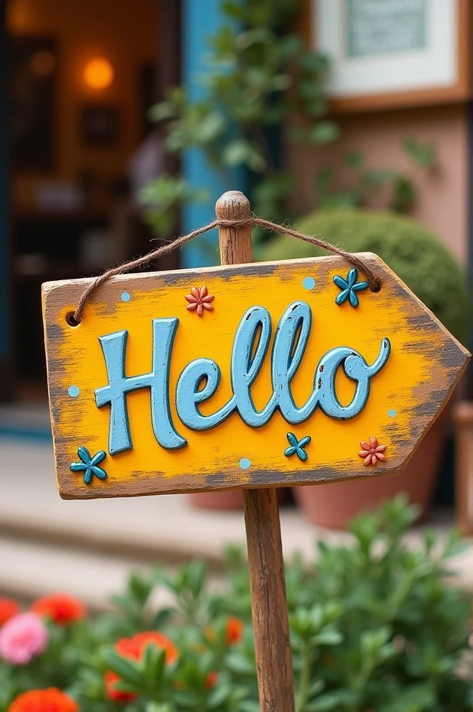 Hello sign