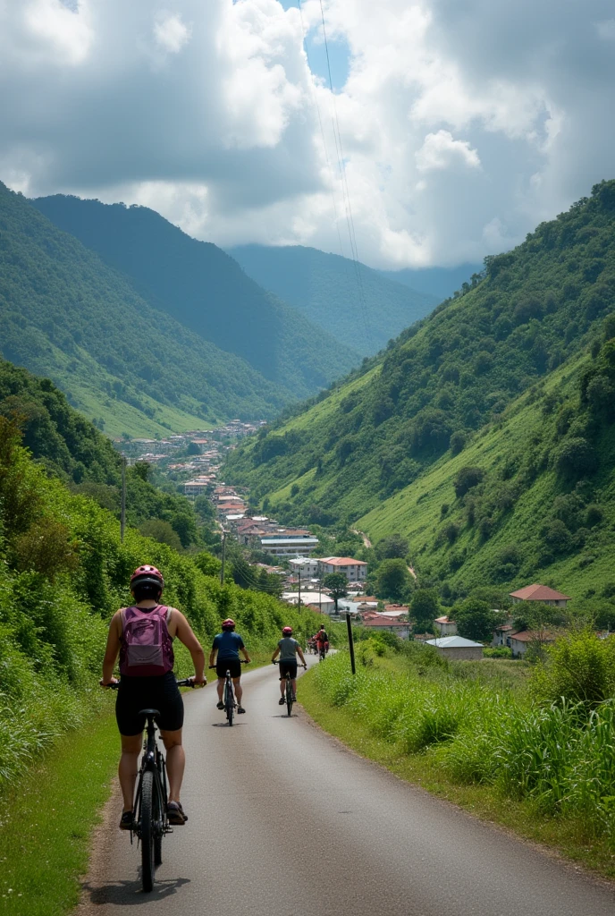 Tour offered by an electric bicycle rental service store with the name ebike boquete located in Boquete Panama