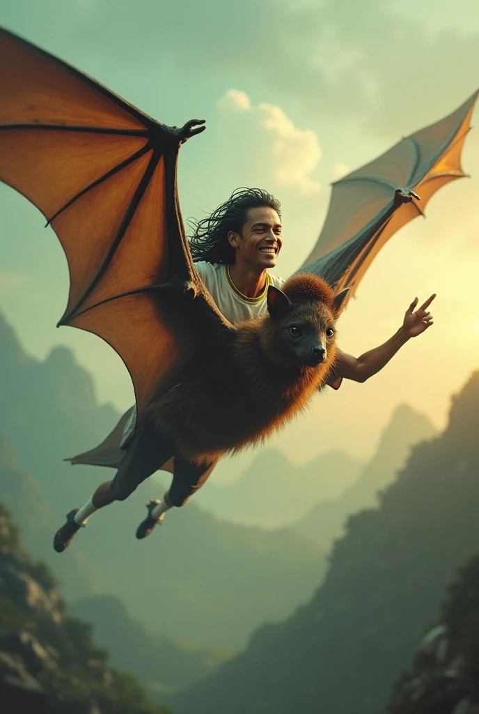 BAT flying with Ronaldinho gaúcho 