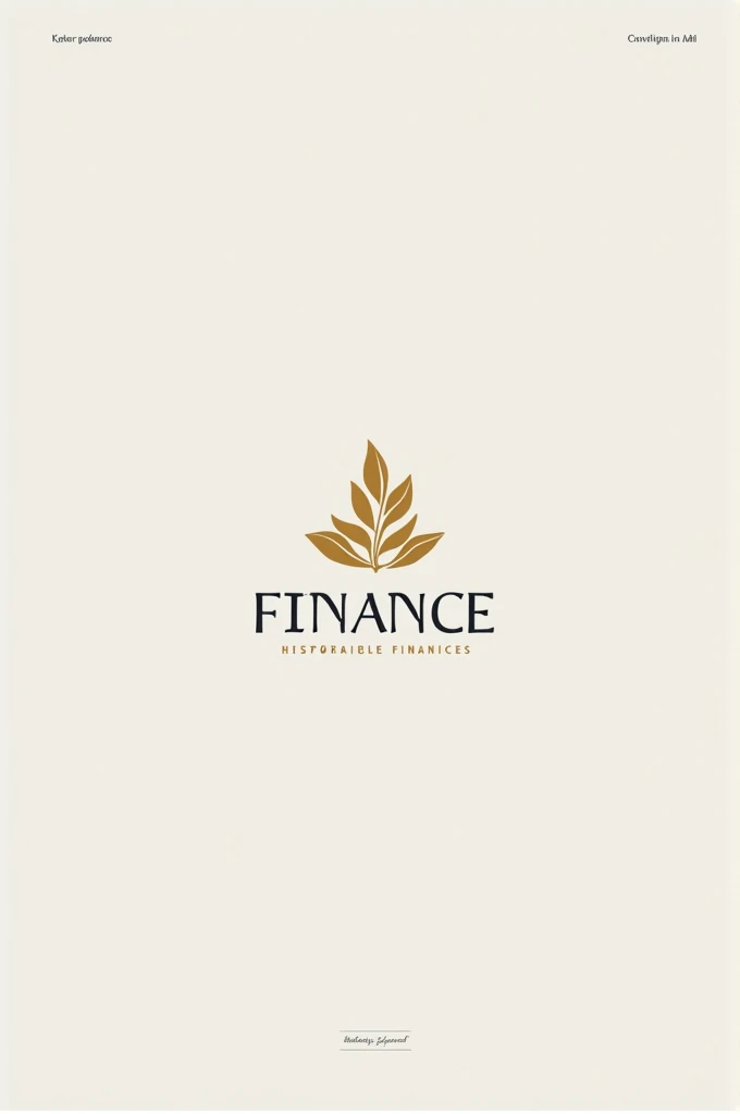 Create a logo with the theme of finance