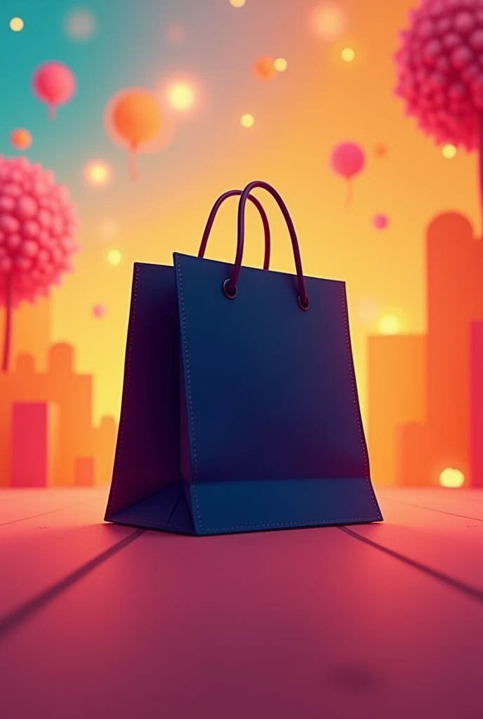SHOPPING BAG SILHOUETTE A LITTLE SMALLER AND MORE ANIMATED


