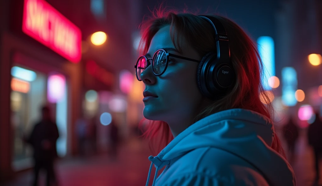 An image that makes people take their headphones before a tiktok video startsHigh Resolution, very detailed, uhd, Best Quality,