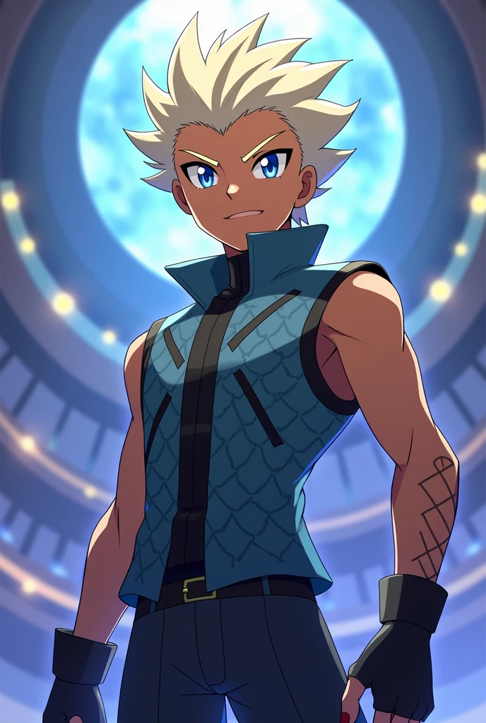 Raihan character (kibana) from pokemon sword and shield