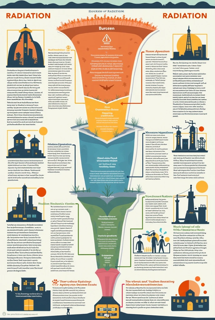 Make a poster on the different sources of radiation. Classify and identify them correctly and accordingly.