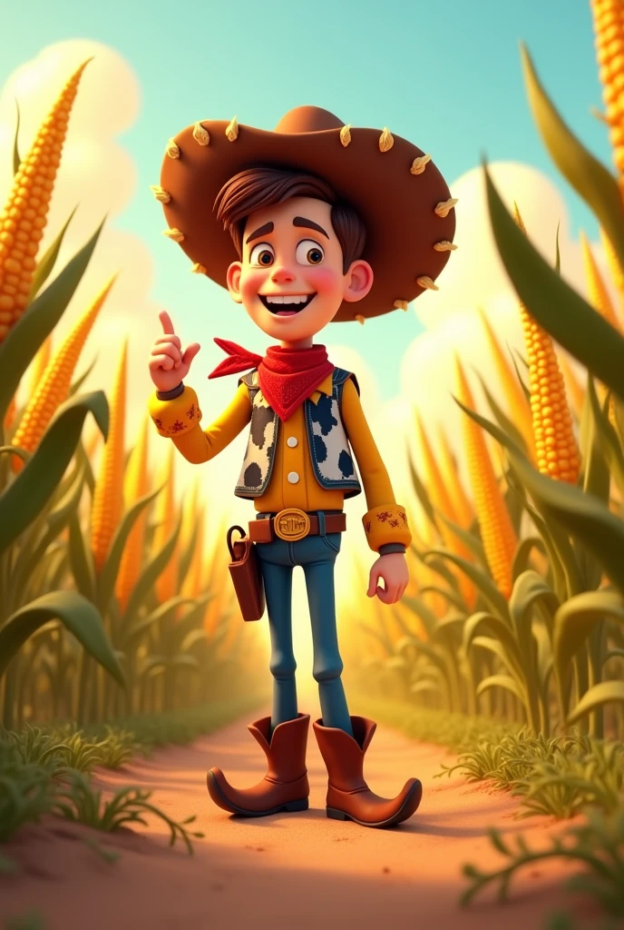 Cowboy Animated Corn 
