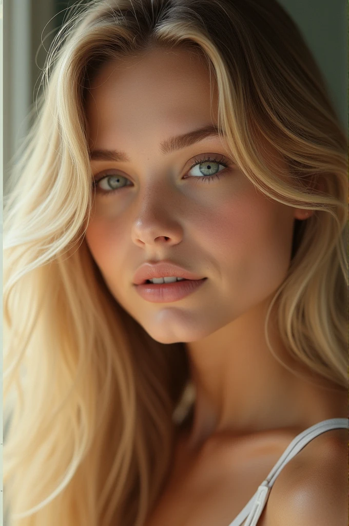 Beatiful blonde girl 20 years