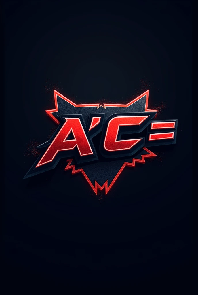 Create an image of a logo containing the letters A'C= athletics. I characterize myself with a wild cat.