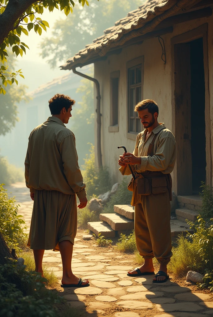 There were two brothers, one of whom was lazy and the other was a hard worker, but after marriage, his brother throws him out of the house on his wife's insistence and then he too became rich by working hard