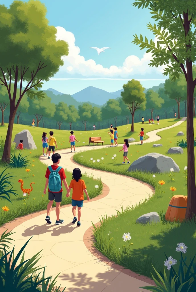 I liked the inclusive trail, it creates an image for a company that develops activities adapted for autistic and ADHD people
