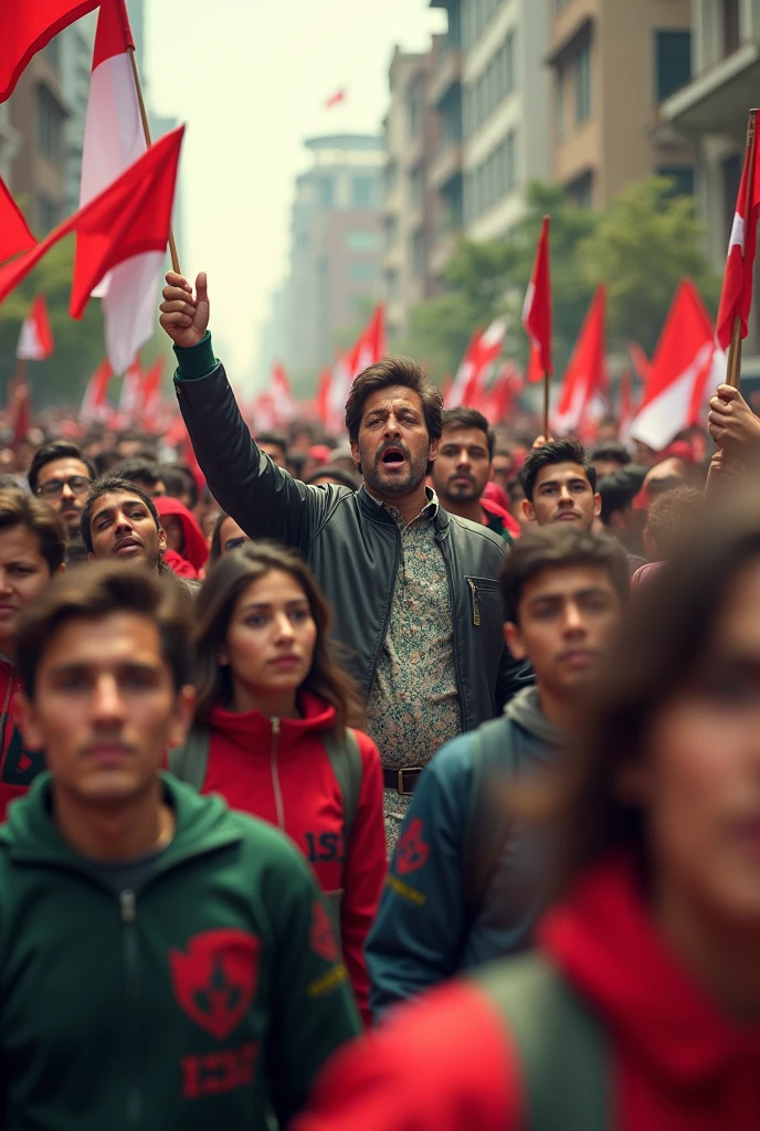 Pakistani ISF Students & Imran Khan