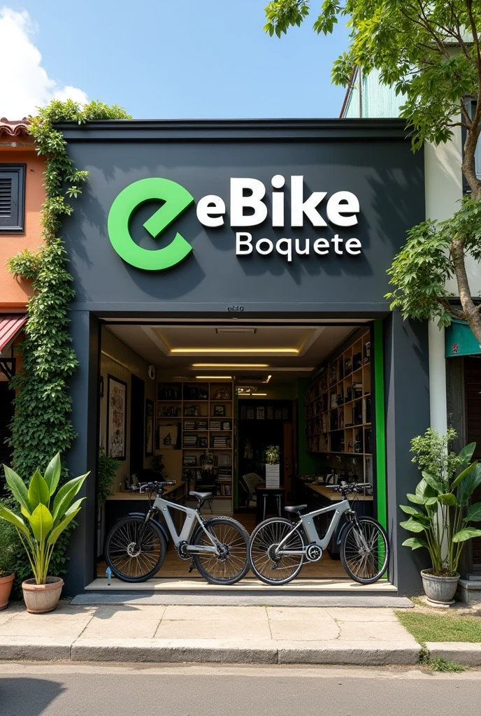 Electric bike rental service store with the name ebike boquete located in Boquete Panama