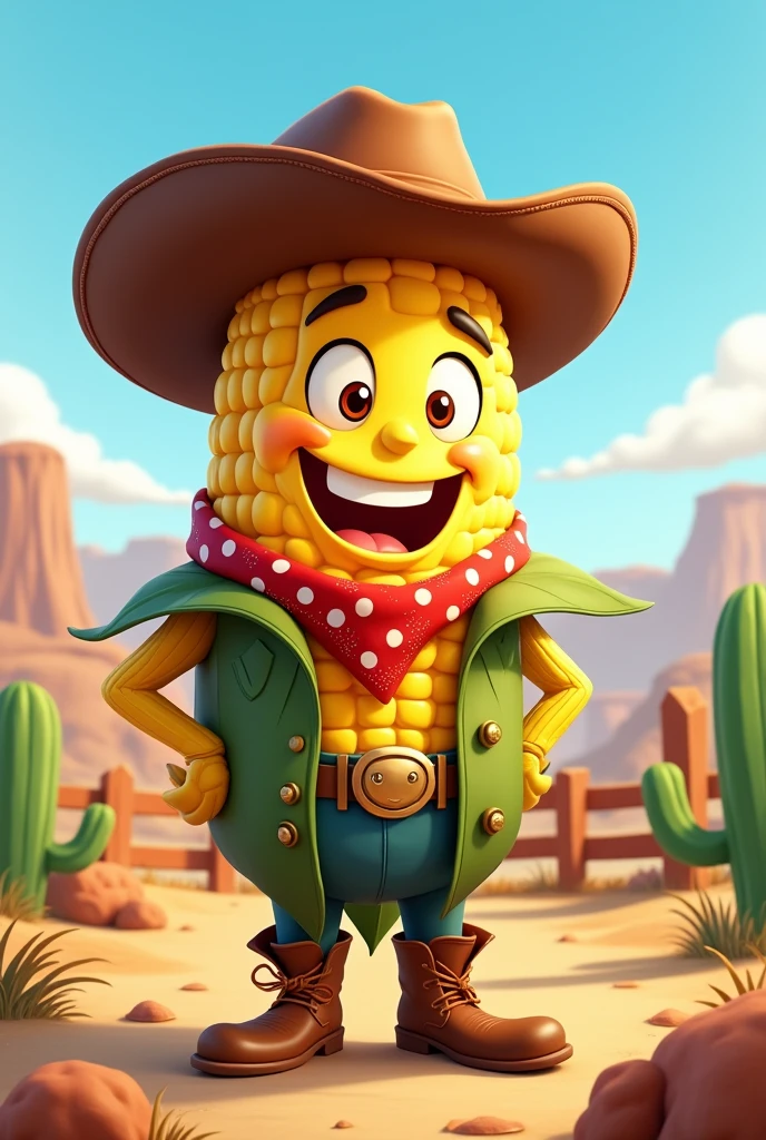 Animated Cowboy Corn