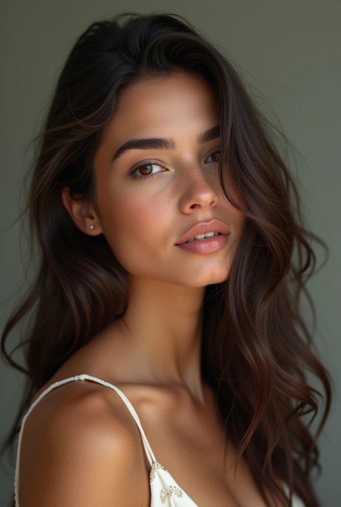  realistic brunette and beautiful fake Brazilian humble less artificial 