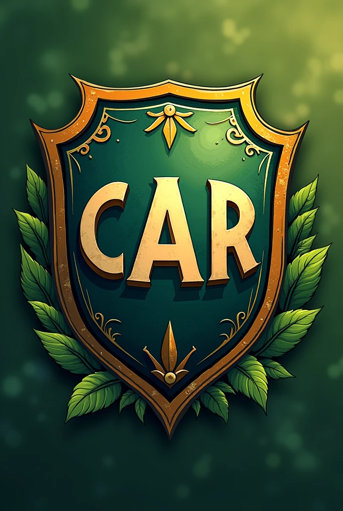 A football shield with the initials CAR (Resaca Athletic Club) ,