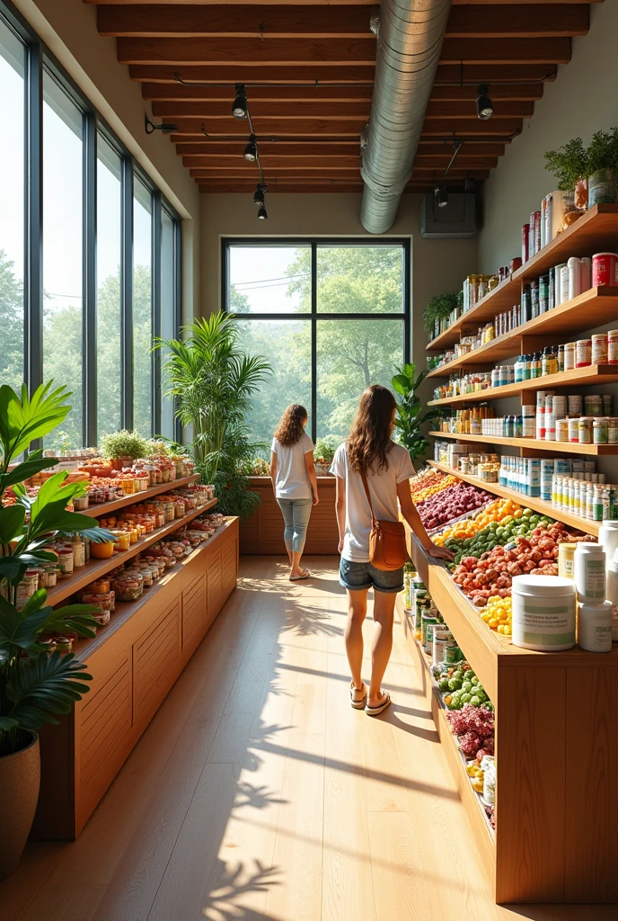 A store full of health products