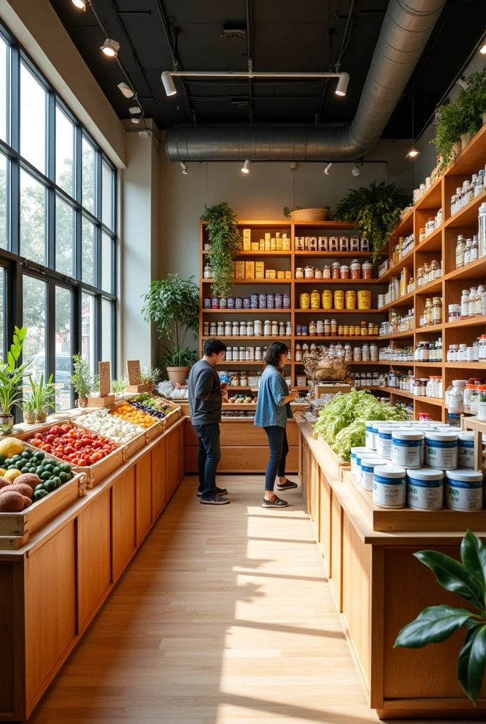 A store full of health products