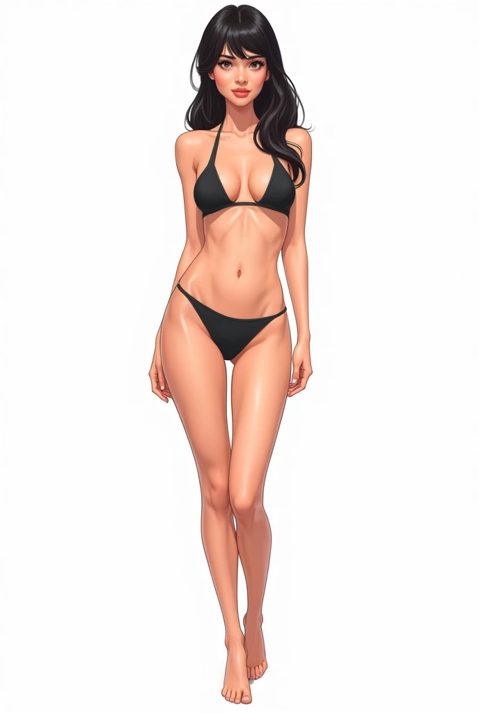 Ultra-high sharpness,8k wallpaper,Beautiful woman detailed definition of body using role play,full body detailing,Face details,mediuml breasts,Illustration art,Whole body movement,Sexy woman in black,Soprano Woman,Very cool facial expression,Gorgeous background,Great erotic art,painting art,Sexy art,Detailed body part details,long leges,Inspired by J.c.Ryan Decker,Epic European and American illustrations,Tall,The whole body is evenly sexy
