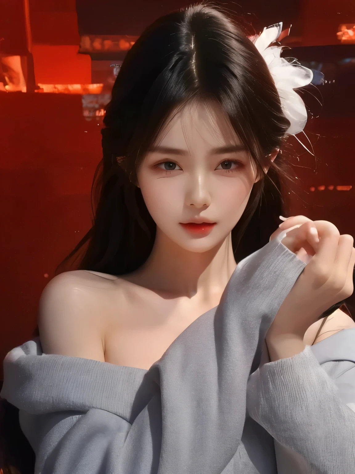 Beauty,Real People,photo,Mixed,Strong wind,Box nose,High-end