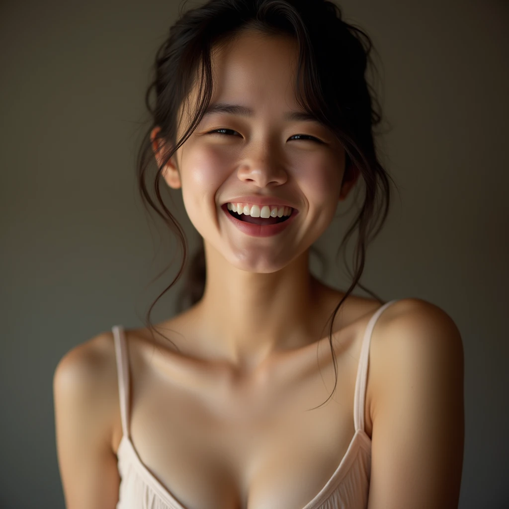 Young naked Japanese women、A beautiful girl with an ecstatic expression on her face as her nipples are stimulated