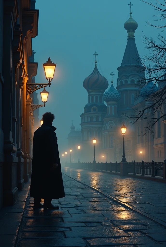 Create images from the novel , the white nights 