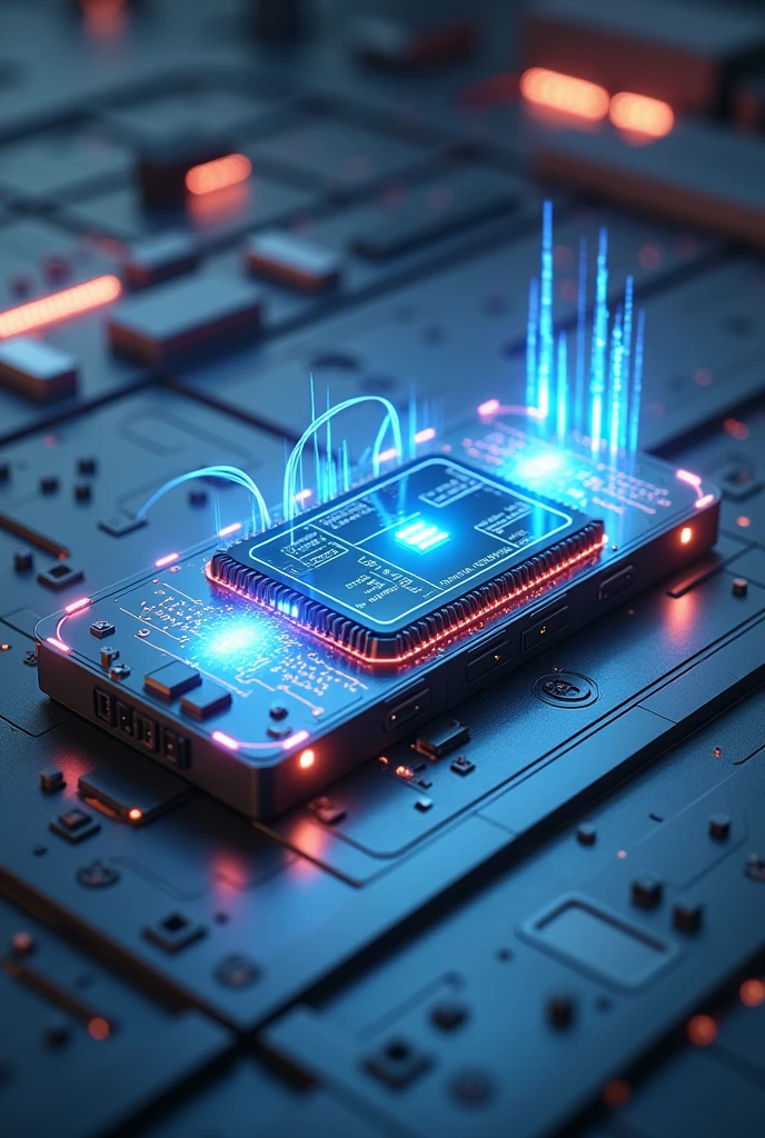 Wireless power illustration. Realistic style