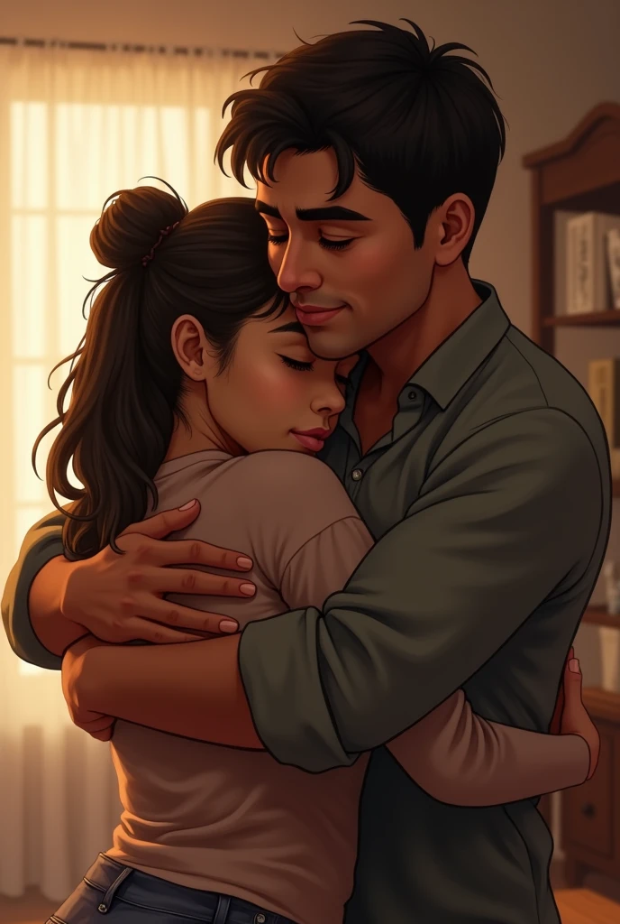 Miguel Cazares lives hugging me